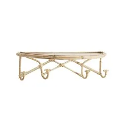 Madam Stoltz 53x16x24cm Naulakko/hylly