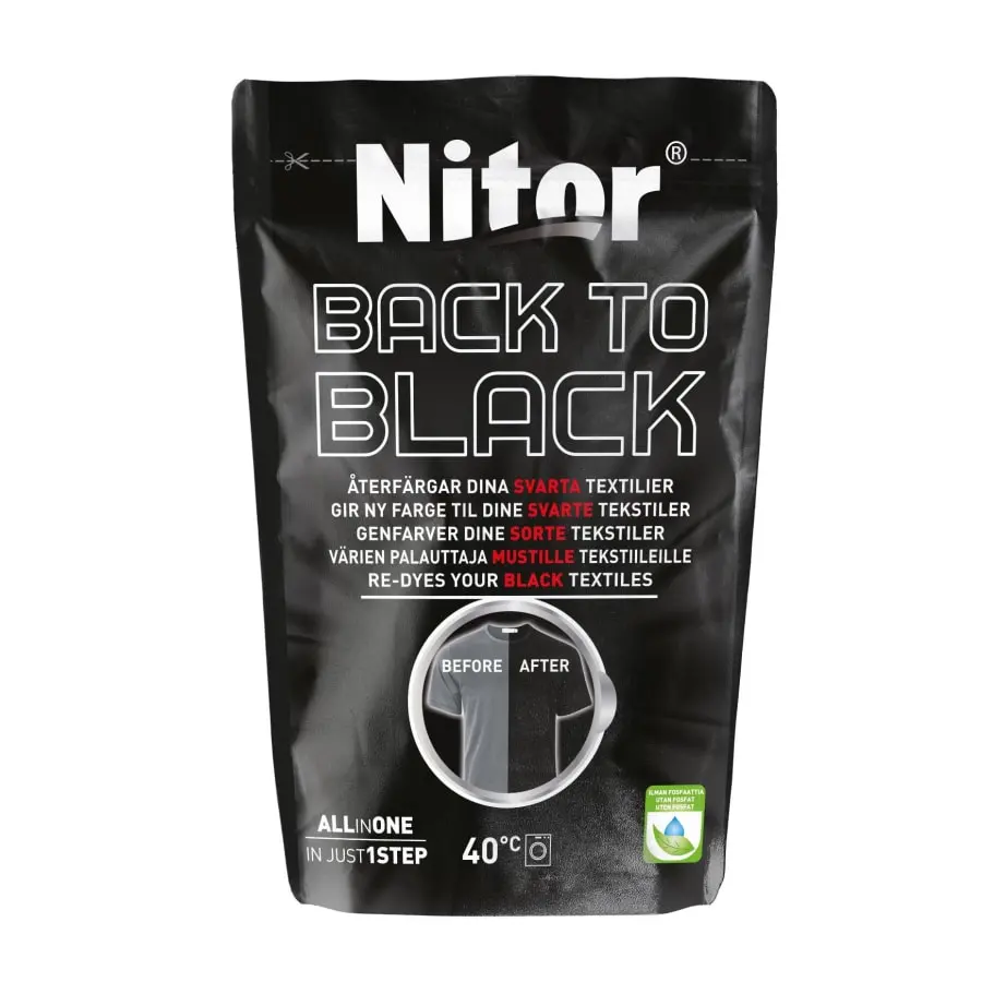 Nitor All In One Nitor Back To Black 400 G Värien Palauttaja Mustille Vaatteille 3 Nitor All In One Nitor Back To Black 400 G Värien Palauttaja Mustille Vaatteille