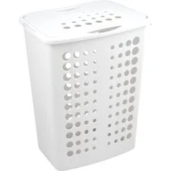 Curver Victor Lumivalkoinen Pyykkikori