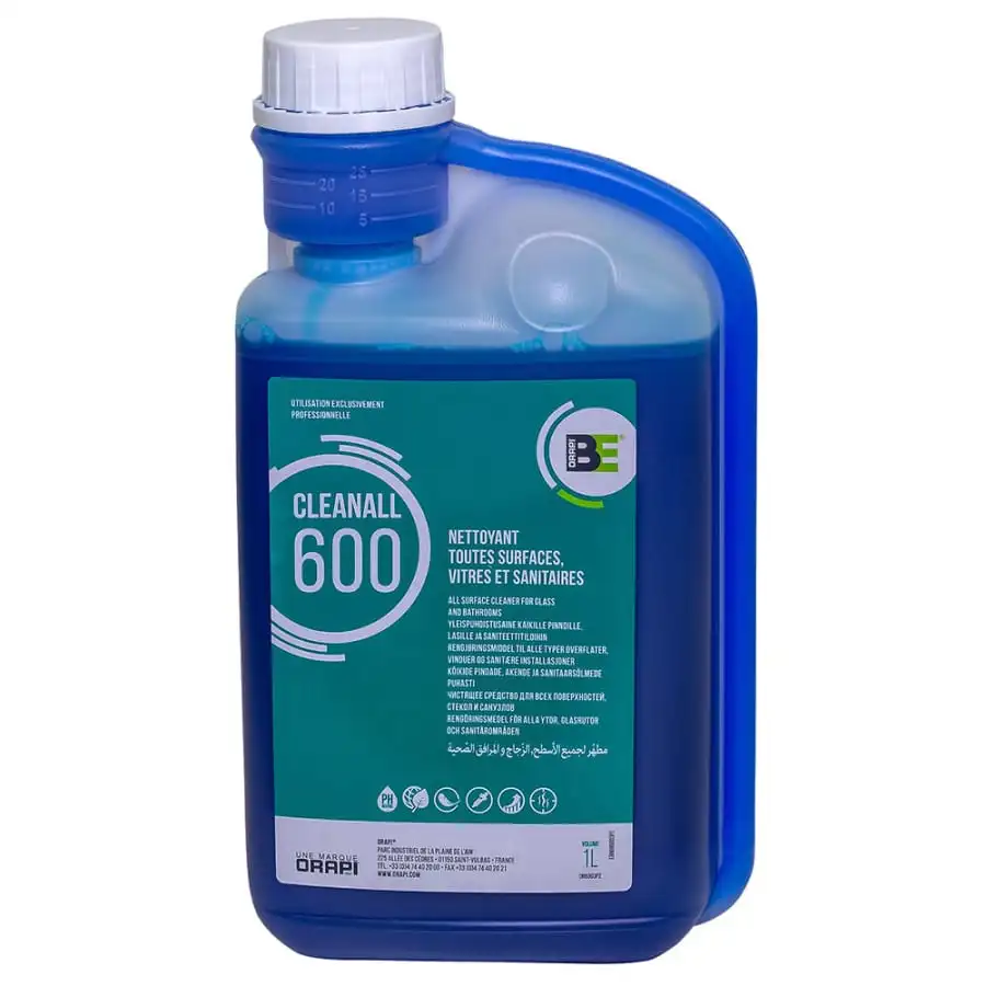 BE Orapi Cleanall 600, 1 L Ekologinen Yleispuhdistusaine 3 BE Orapi Cleanall 600, 1 L Ekologinen Yleispuhdistusaine