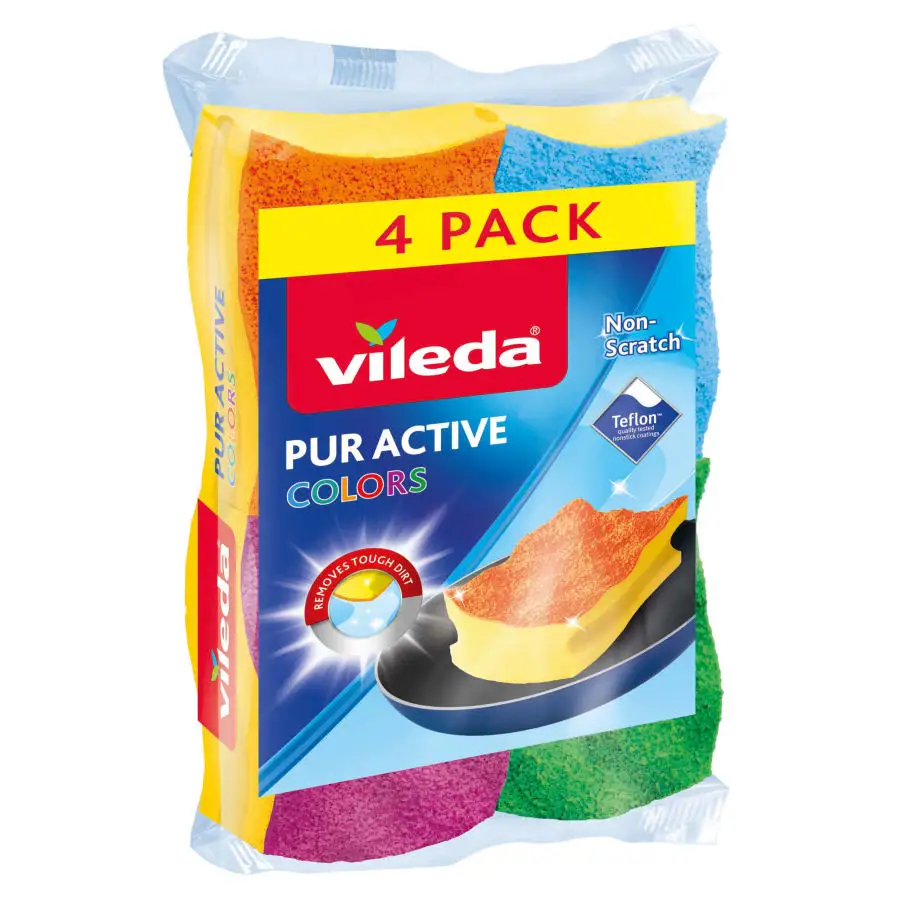 Vileda PurActive Colors 4 Kpl Hankaussieni 3 Vileda PurActive Colors 4 Kpl Hankaussieni