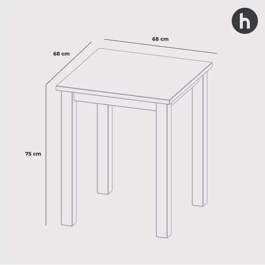 Tenstar Hygge Home Ruokapöytä 5 Tenstar Hygge Home Ruokapöytä - Image 3