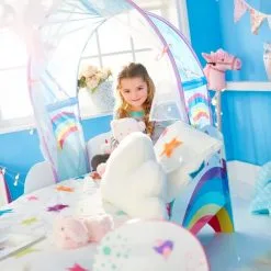 Sateenkaari Ja Yksisarvinen Lastensänky Laatikolla Ja Katoksella -PISLA Myymälä 5013138669587 5