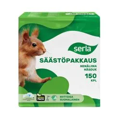 Serla Säästöpakkaus 150 Kpl Nenäliina