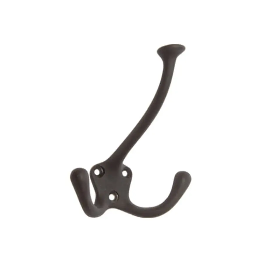 Pisla Alba 110mm Samakki/musta Vaatekoukku 3 Pisla Alba 110mm Samakki/musta Vaatekoukku