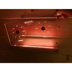 Saunia RGB LED Saunan Lämpö- Ja Kosteusmittari -PISLA Myymälä 6416392463073 3