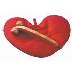 Emendo Sydän Vehnätyyny + Hierontarulla