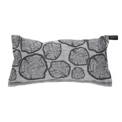 Jokipiin Pellava Mänty 22x40 Cm Valkoinen/musta Saunatyyny