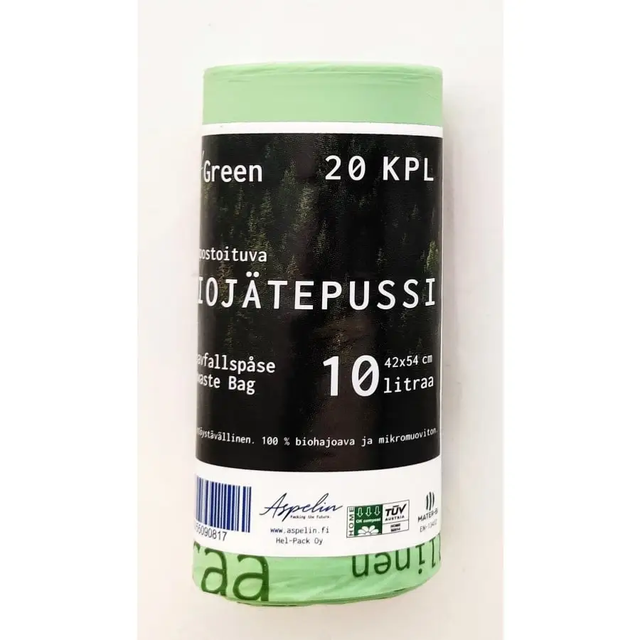 A.Green A. Green 10 L 20 Kpl Kompostoituva Biojätepussi 3 A.Green A. Green 10 L 20 Kpl Kompostoituva Biojätepussi
