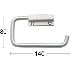 Habo 841 Mattakromi WC- Paperiteline