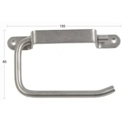 Habo Tinos 420 Harjattu Teräs WC- Paperiteline