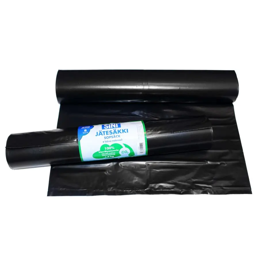 Sini 200 L Musta 8 Kpl Jätesäkki 3 Sini 200 L Musta 8 Kpl Jätesäkki
