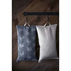 Pikkupuoti Vaalea Porokuosi Kudottu Saunatyyny