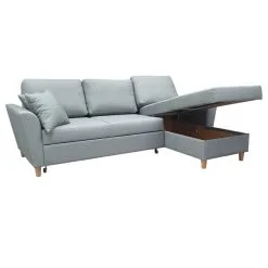 Tenstar Anton Vaalea Harmaa Kulmadivaani -PISLA Myymälä 6430063694719 2