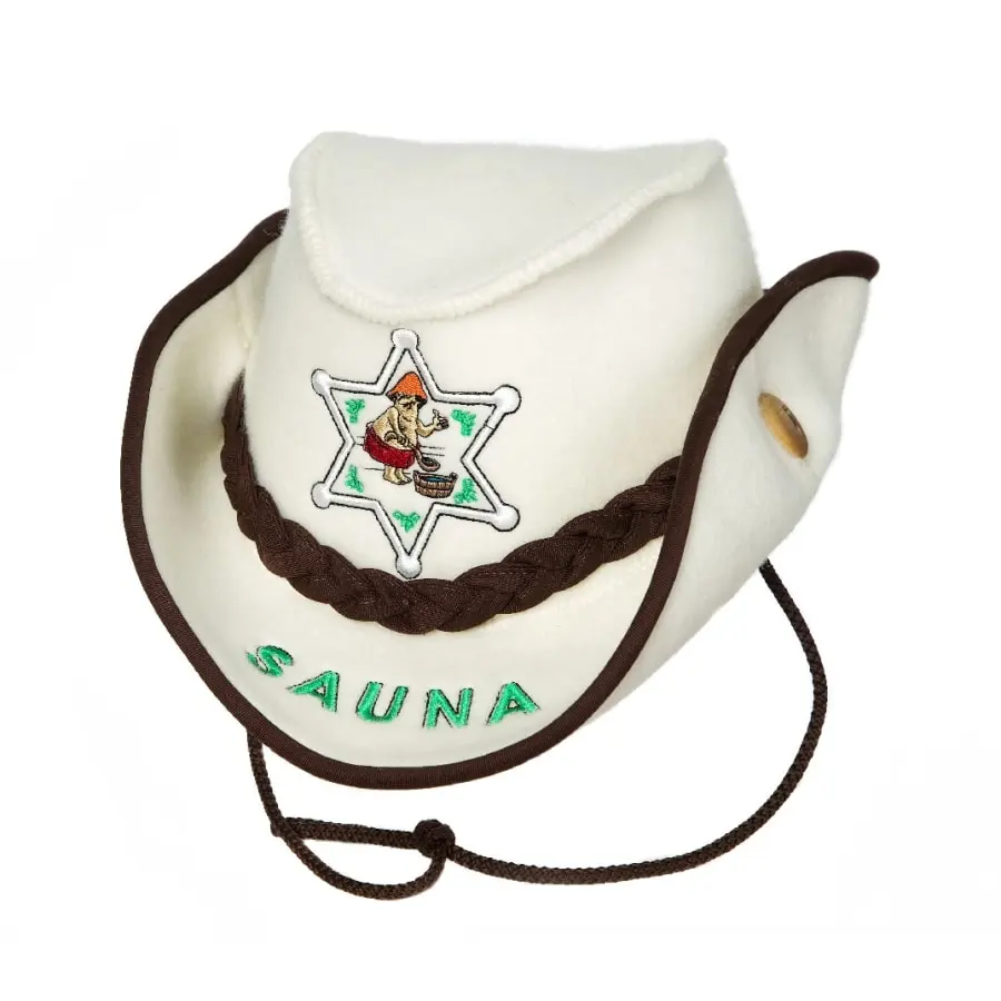 Kotoilu Valkoinen Stetson Palju/saunahattu 3 Kotoilu Valkoinen Stetson Palju/saunahattu