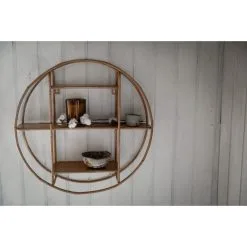 Villadesign Bambou ø50x12,5cm Seinähylly -PISLA Myymälä 6438014293790 2