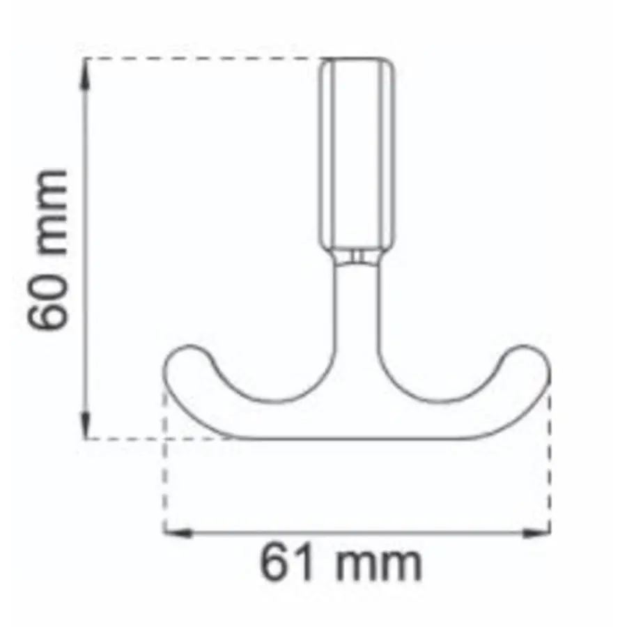 Habo Iris 2 Kpl Valkoinen Hyllykoukku 4 Habo Iris 2 Kpl Valkoinen Hyllykoukku - Image 2
