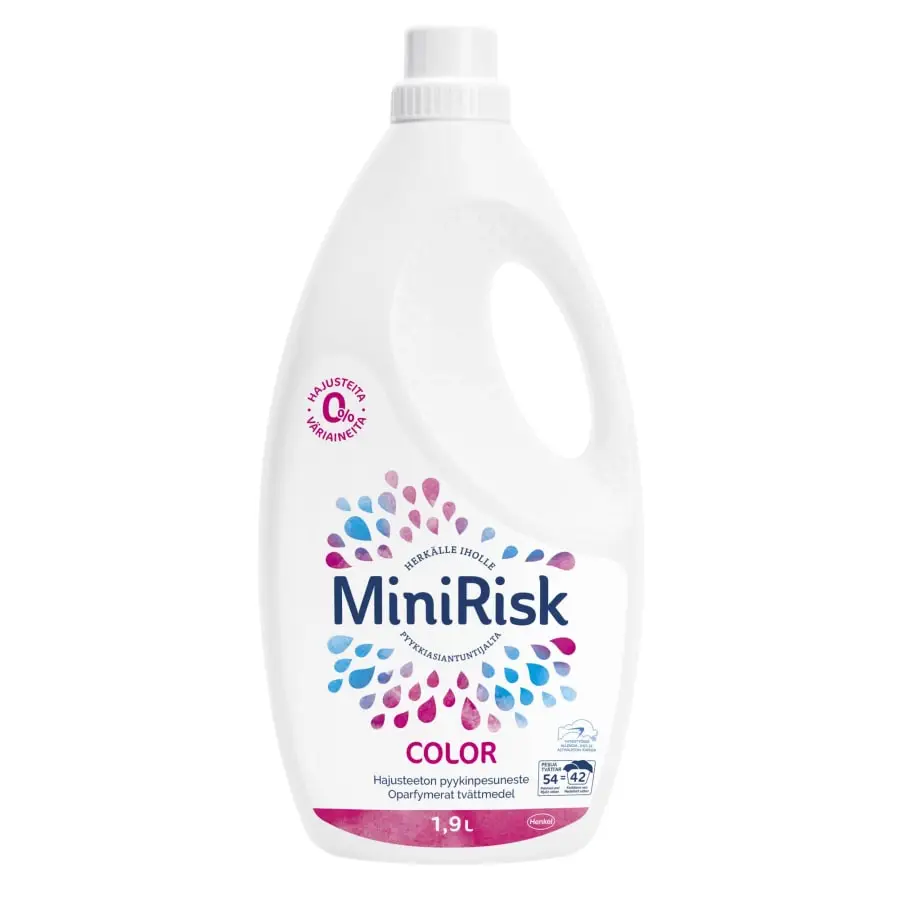 Mini Risk Color 1,9 L Pyykinpesuneste 3 Mini Risk Color 1,9 L Pyykinpesuneste
