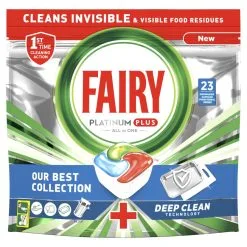 Fairy Platinum Plus Deep Clean 23 Kpl Konetiskitabletti