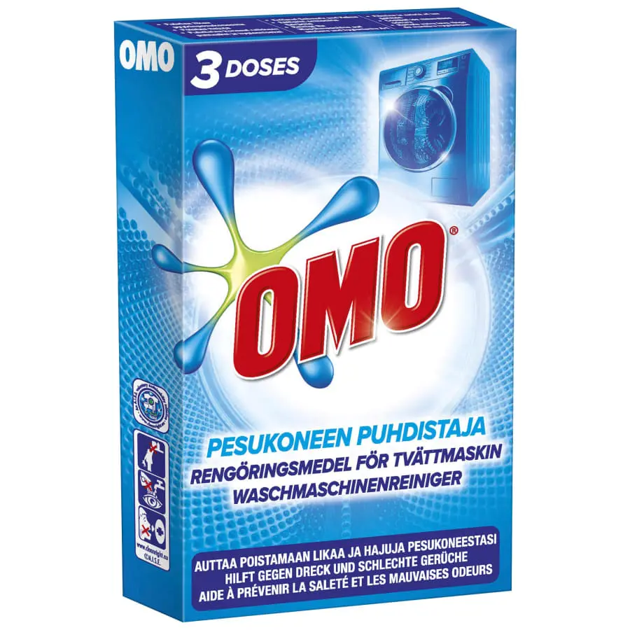 Omo 3x40 G Pesukoneenpuhdistaja 3 Omo 3x40 G Pesukoneenpuhdistaja