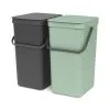 Brabantia Sort&Go Built-In-Bin 2X16L Roska-astia 1 Brabantia Sort&Go Built-In-Bin 2X16L Roska-astia -PISLA Myymälä 8710755214462 1