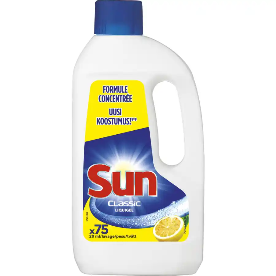 SUN® Sun Classic Lemon Liquigel 1,5 L Konetiskineste 3 SUN® Sun Classic Lemon Liquigel 1,5 L Konetiskineste