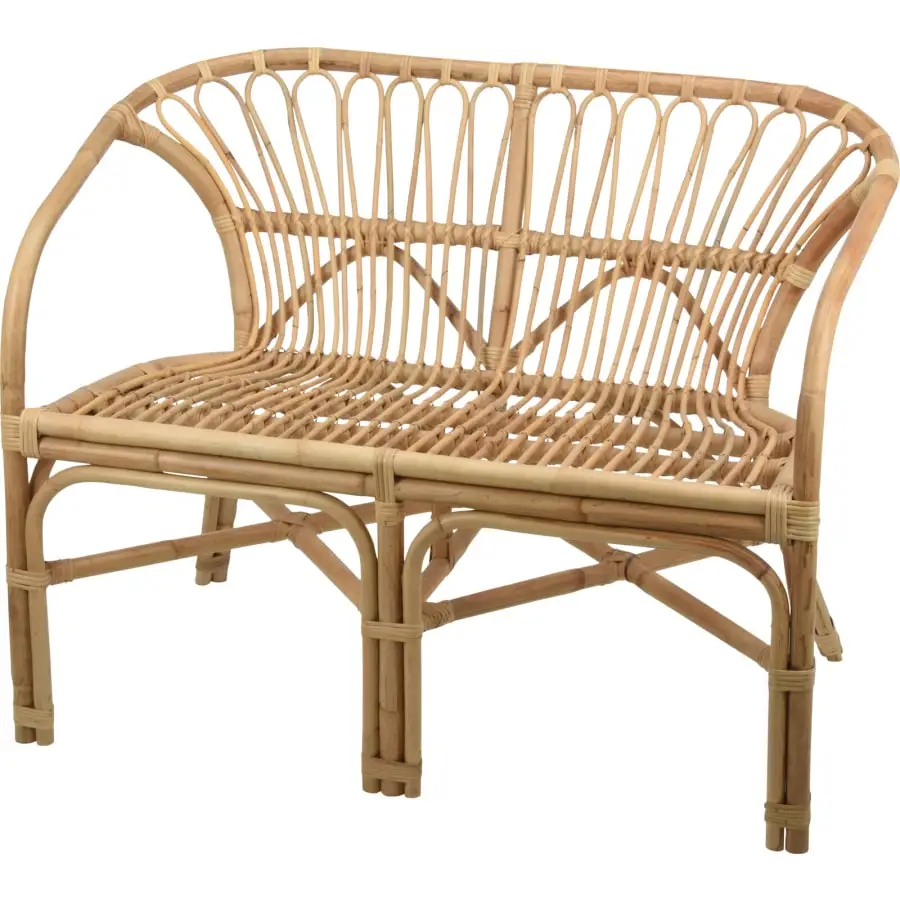 H&S 105x63x79cm Rottinkipenkki 3 H&S 105x63x79cm Rottinkipenkki